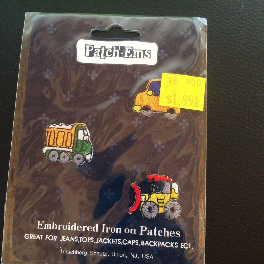 VINTAGE PATCH SEW  ON CARS TRUCKS
